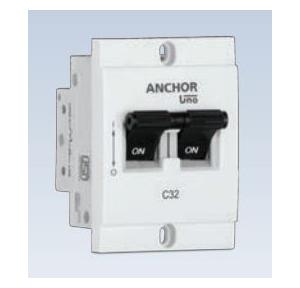 Anchor Penta UNO 32A DP 'C' Mini MCB, 98251