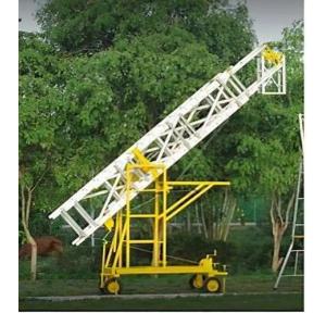 Tiltable Variation Degree Ladder Thickness - 3.14mm, Manual Moveable plate & Manually Set degree . Aluminum 18-32 feet