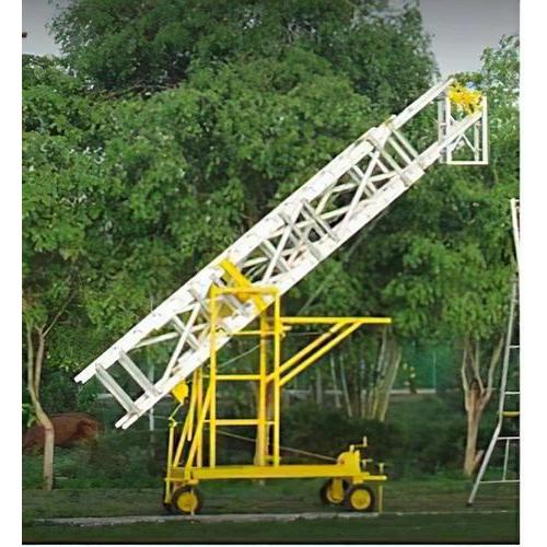 Tiltable Variation Degree Ladder Thickness - 3.14mm, Manual Moveable plate & Manually Set degree . Aluminum 18-32 feet