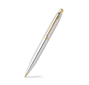 Sheaffer VFM Pen Polished Chrome with Gold Trims