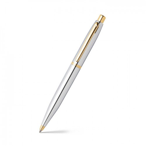 Sheaffer VFM Pen Polished Chrome with Gold Trims