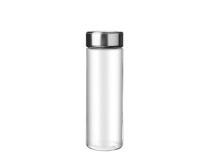 Borosil Crysto Deco Borosilicate Transparent Glass Water Bottle With Lid 1000ml