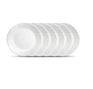 Laopala Diva Ceramic Classique Plain Quarter Plate, Dia - 180mm