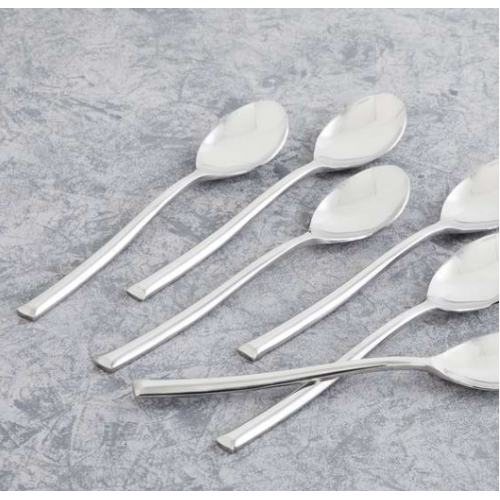 Steel Dessert Baby Spoon 7 Inch