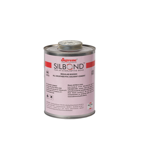 Supreme Aqua-Gold UPVC Regular Bodied Silbond Solvent Cement 1000Ml