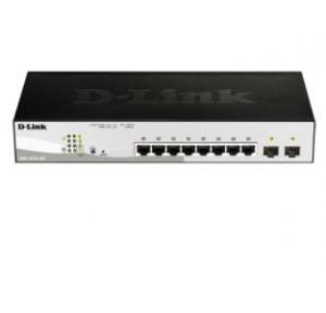 D-Link DGS-1210-10P 8-Port 10/100/1000M PoE with 2 Combo SFP ports Web Smart Switch