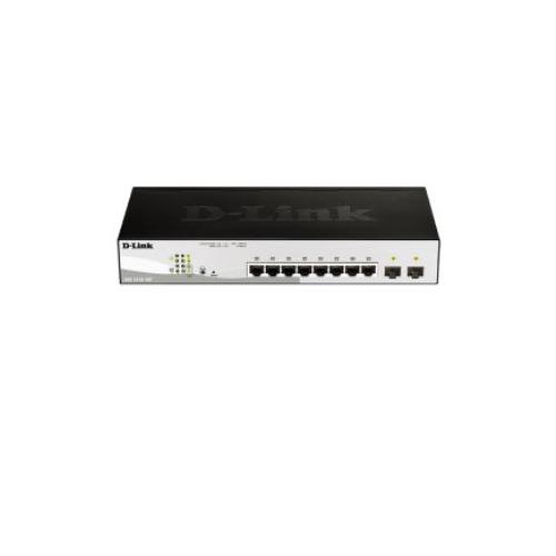 D-Link DGS-1210-10P 8-Port 10/100/1000M PoE with 2 Combo SFP ports Web Smart Switch