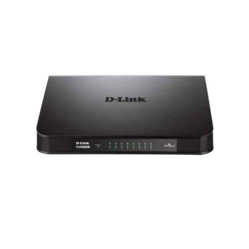 D-Link DGS-1016A 16-Port Gigabit Unmanaged Switch, Black Unmanaged