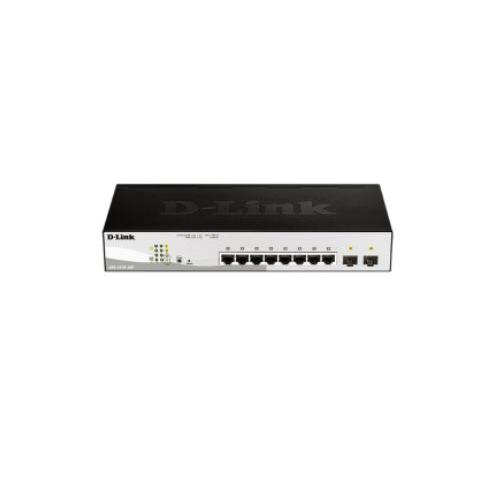 D-LINK DGS-1210-10P 8-Port 10/100/1000M PoE with 2 Combo SFP ports Web Smart Switch