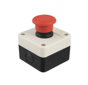 L&T Emergency Switch With Complete Mushroom Push Button NO/NC Element (Red)