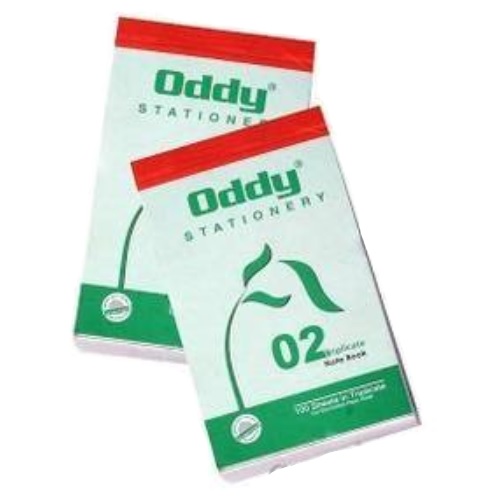 Oddy TNB-02 Triplicate Note Book 1/8, Size: 225x141 mm (50 Pages)