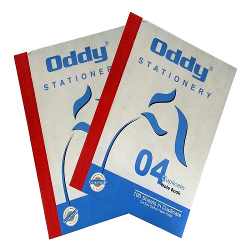 Oddy Duplicate Note Book DNB-04 1/4 Size: 210x297 mm (100 Pages)