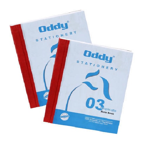 Oddy Duplicate Note Book DNB-03 1/6 Size: 210x180 mm (100 Pages)