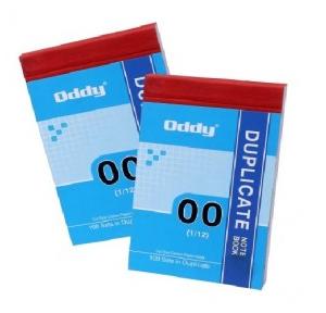 Oddy  Duplicate Note Book  DNB-00 1/12  Size: 113x180 mm (100 Pages)