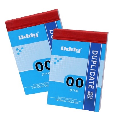 Oddy  Duplicate Note Book  DNB-00 1/12  Size: 113x180 mm (100 Pages)