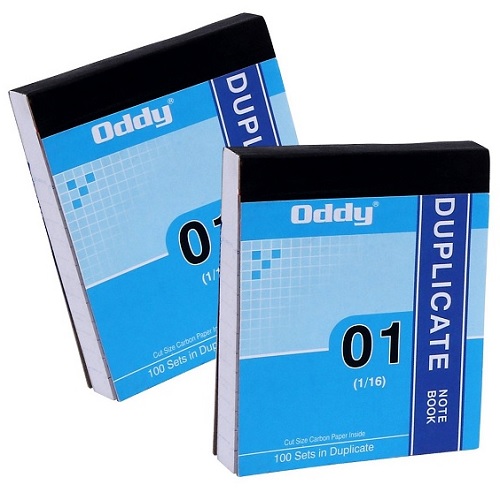 Oddy  Duplicate Note Book DNB-01 1/16 Size: 105x148 mm (100 Pages)