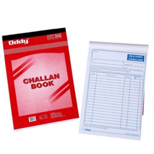 Oddy COB-02 Delivery Order-Challan Book ( Triplicate 1/8 ), Size: 225x141 mm (50 Pages)